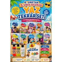 4.sınıftan 5.sınıfa Geçenler İçin Hikayelerle Yaz Tekrar Seti Slime Set Hediyeli