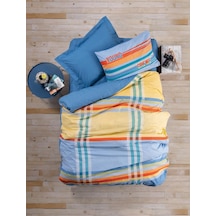 Cotton Box Genç Odası Tek Kişilik Nevresim Takımı Basis Lacivert