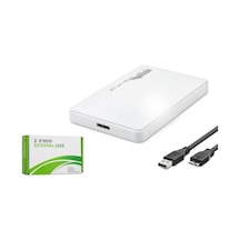 Hadron Hdx1752 Hdd Kutusu Plastik Usb3.0 Sata 2.5" Beyaz