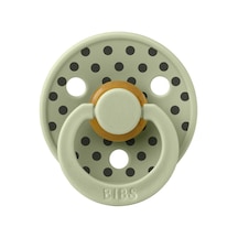 Bibs Studio Polka Small Kauçuk Emzik - Sage Iron 0-6 Ay