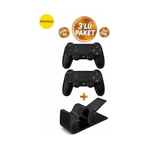 Ps4 Uyumlu Kablosuz Oyun Kolu & Stand V3 3'lü Paket Kesintisiz Oyun Keyfi