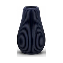 Modern Dekoratif Şık Vazo 20 Cm Lacivert Lacivert