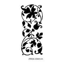 Airbrush Tattoo Sarmal Çiçek Desenleri Stencil Süsleme Ve Boyama Kalıbı