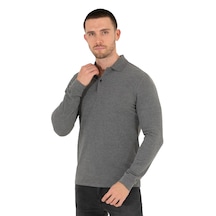 Pierre Cardin 50276035-VR081 Erkek Sweatshirt Antrasit Melanj