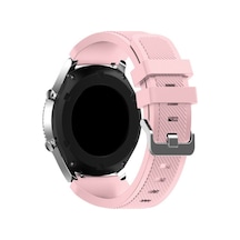 Huawei Watch Gt5 Gt4 Gt2e Gt2 Gt3 Gt3 Pro Honor Watch 2 Uyumlu Silikon Kordon Pembe Açık