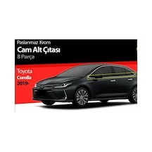 Yeni Corolla 2020 Krom Cam Çıtası 8 Parça 2019 Ve Üzeri