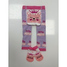 Bebek Pijama Tayt Çorap LİLA