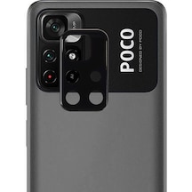 Microsonic Xiaomi Poco M4 Pro Kamera Lens Koruma Camı V2 Siyah