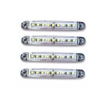 24 Volt 9 Ledli İnce Dizayn Parmak Lamba - 10 Adet Beyaz