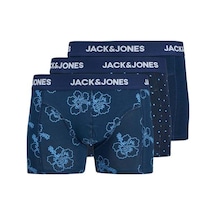 Jack & Jones Jack&jones Anthony Print Noos 3' Lü Erkek Lacivert Boxer