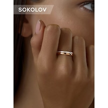 Sokolov 925 Ayar Gümüş Alyans 6881041 Altın