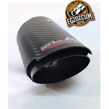 90 Mm. Msport Logolu Tekli Siyah Akrapovic Egzoz Ucu