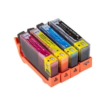 For Lexmark Hp Deskjet 3520 E Aıo Kartuş Set 4 Renk Takım Uyumlu