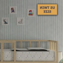 Markaawm Markaawm Montessori Çocuk Yatak Doğal Çam 90X190 Karyola Selen Akçaağaç
