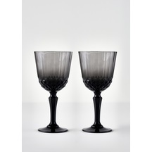Bella Maison Colore Kesme Kadeh 2'li Antrasit 310 Cc Antrasit
