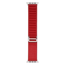 Watch Ultra 49mm Clo Band-74 Hasır Kordon-kırmızı