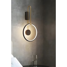 Yatak Odası Ve Koridorlar İçin Modern Amerikan Duvar Aplik 3148-w08-7e-yz Siyah-eskitme