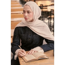 Carell Grace Monogram Floş Şal Bej Çok Renkli