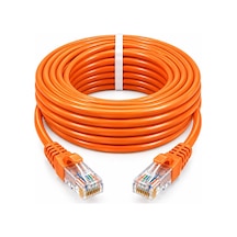 Fury Cat6 Turuncu Ethernet Kablosu 1 Metre Rj45 Lan İnternet Modem Router Bilgisayar Kablosu