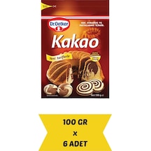 Dr. Oetker Kakao 100 G X 6 Paket Kilitli Paket
