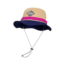 Valkyrie Katlanabilir Bucket Şapka Unisex Ayarlanabilir İpli Yazlık Outdoor Şapka Hafif Nefes Alabilir Kamp Balıkçı Şapkası Bej Bej