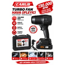 Oto Araç Sarjlı Turbo Jet Fan Hava Üfleyici Araç Kurulama Motor Temizleme Toz Temizleme Kar Temizleme 400walt
