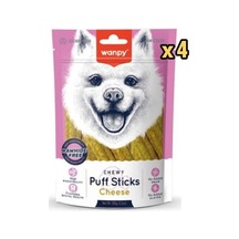 Wanpy Köpek Ödül Puff Sticks Cheese X 4