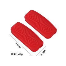 Fosenze Kırmızı Gıda Grubu Silikon Eldiven Seti - Isı Yalıtımı Sağlar, Elleri Yanmalardan Korur 2 Adet