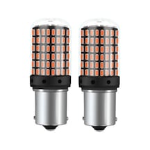 93 Tek Duy Led P21w 1156 Ba15s 144 Ledli Ultra Güçlü Kırmızı Işık 2 Adet