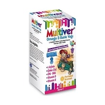 Multiver Portakal Aromalı Omega 3 Balık Yağı Şurubu 150 Ml Diğer