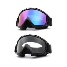 Konesam Yüksek Kaliteli Motokros Gözlükleri - Ayarlanabilir Lensler, Abs Çerçeve, Rahat Kullanım, Herkes İçin Uygun