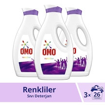 Omo Sıvı Çamaşır Deterjanı Renkiler İçin Leke Çıkarıcı 3 x1690 ML