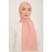 Armine Yeni Sezon Çizgi Detaylı Şal 1002-3 - Pudra-278 - Standart Çok Renkli