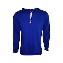 Kapşonlu Sweatshırt (394393006) Saks Mavi