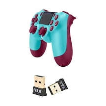 Turkuaz Bluetooth Bağlantılı Playstation 4 Uyumlu Kablosuz Gamepad Ve Usb Dongle Seti