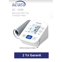 Acura AC-433K Türkçe Konuşan Koldan Tam Otomatik Tansiyon Aleti + Çanta