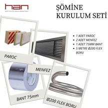 Echatech Şömine Kurulum Seti