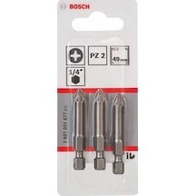 Bosch Extra Hard PH2x49 mm 3'lü Ekstra Sert Vidalama Ucu - 2607001528