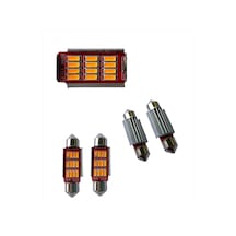 Canbus Turuncu 36mm Sofit Led Ampul Araç İçi Aydınlatma