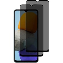 Tr Oppo A15 - A15s Privacy Hayalet Ekran Koruyucu 2 Adet - 9h Temperli Cam, Yan Görünme Engelleyici, Tam Kaplama