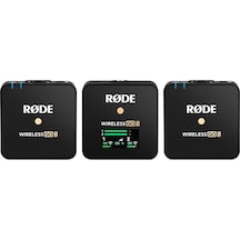 Rode Wireless Go II 2 Kişilik Kablosuz Yaka Mikrofonu
