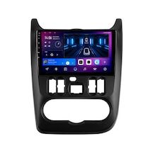 Dacia Sandero Android Siyah Multimedya 2009-2012 Carplay Android Auto Navigasyon 8gb Ram 128gb Pro 9"