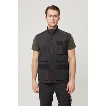 Antrasit - Siyah - Kırmızı