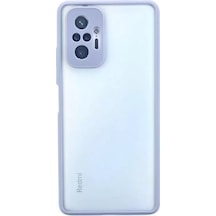 Newface Xiaomi Redmi Note 10 Pro Kılıf Montreal Silikon Kapak - Gri
