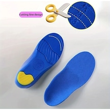 Fochsia 1-12 Yaş Çocuklar İçin Düz Tabanlık Ve Dışa Basma Destekleyici Spor Ayakkabı Tabanlığı Mavi 27-29 Koşu Basketbol Futbol