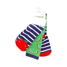 Defne Baby 3lü Bebek Çorabı K018-22 Lacivert Defne Baby 3lü Bebek Çorabı K018-22 Lacivert