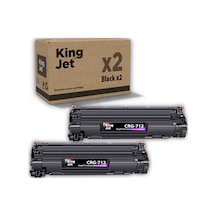 Kingjet Canon Uyumlu Crg-712 Standart Kapasiteli 2'li Paket Çipli Uyumlu Toneri Lbp3010b