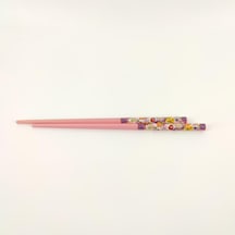 TEDZ COLLECTİON Menekşe Desenli Pembe Topuz Çubuğu