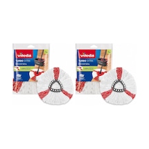 Turbo 2in1 Yedek Paspas, Üçgen Başlık, Yumuşak Mikrofiber, 1 Adet 2li Paket Çok Renkli