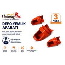 3 Adet Depo Yemlik Aparatı Kova, Bidon Ve Varil Uyumlu Tavuk, Civciv, Bıldırcın Ve Kanatlı Yemlik Aparatı